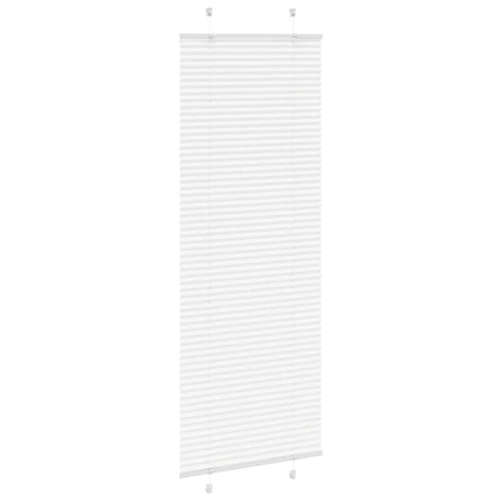Vidaxl plissé rolgordijn 75x200 cm stofbreedte 74,4 cm polyester wit