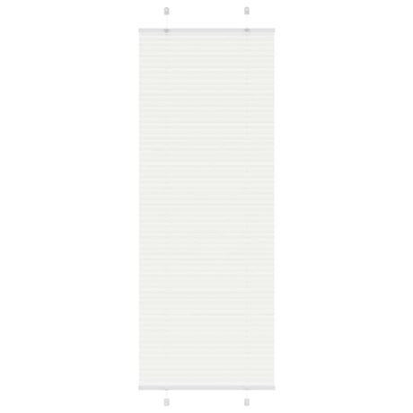 Vidaxl plissé rolgordijn 80x200 cm stofbreedte 79,4 cm polyester wit
