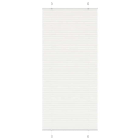 Vidaxl plissé rolgordijn 95x200 cm stofbreedte 94,4 cm polyester wit