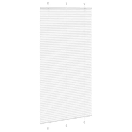 Vidaxl plissé rolgordijn 110x200 cm stofbreedte 109,4cm polyester wit