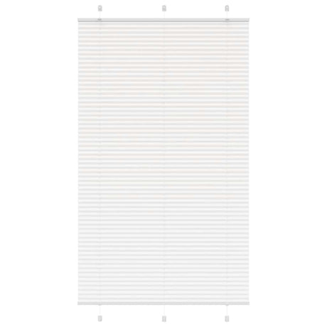 Vidaxl plissé rolgordijn 120x200 cm stofbreedte 119,4cm polyester wit