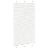 Vidaxl plissé rolgordijn 120x200 cm stofbreedte 119,4cm polyester wit
