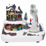 Vidaxl kerst tafelopstelling multikleur 23.5 x 16 x 18.5 cm kunststof