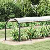 Vidaxl doorzichtig zeildoek met zeilringen 1x12 m polyethyleen