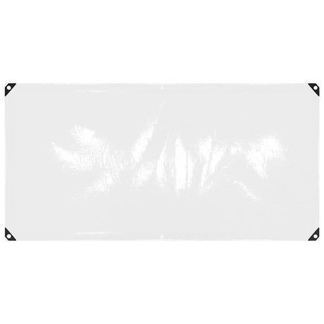 Vidaxl doorzichtig zeildoek met zeilringen 1x2 m pvc