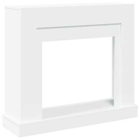 Vidaxl haardombouw 100x30x87,5 cm bewerkt hout wit