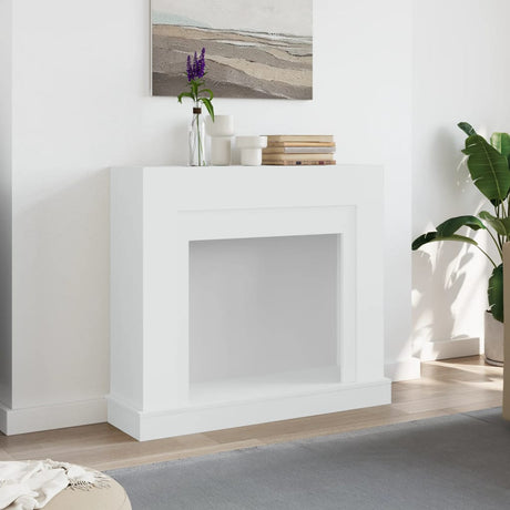 Vidaxl haardombouw 100x30x87,5 cm bewerkt hout wit