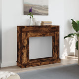 Vidaxl haardombouw 100x30x87,5 cm bewerkt hout gerookt eikenkleurig