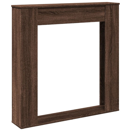 Vidaxl haardombouw 100x20x100 cm bewerkt hout bruin eikenkleurig