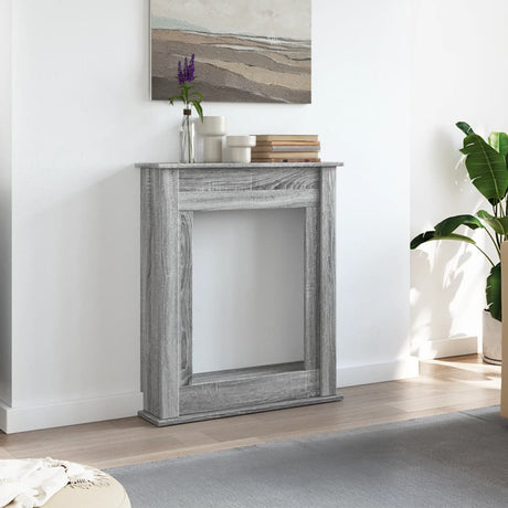 Vidaxl haardombouw 75x20x87,5 cm bewerkt hout grijs sonoma eikenkleur