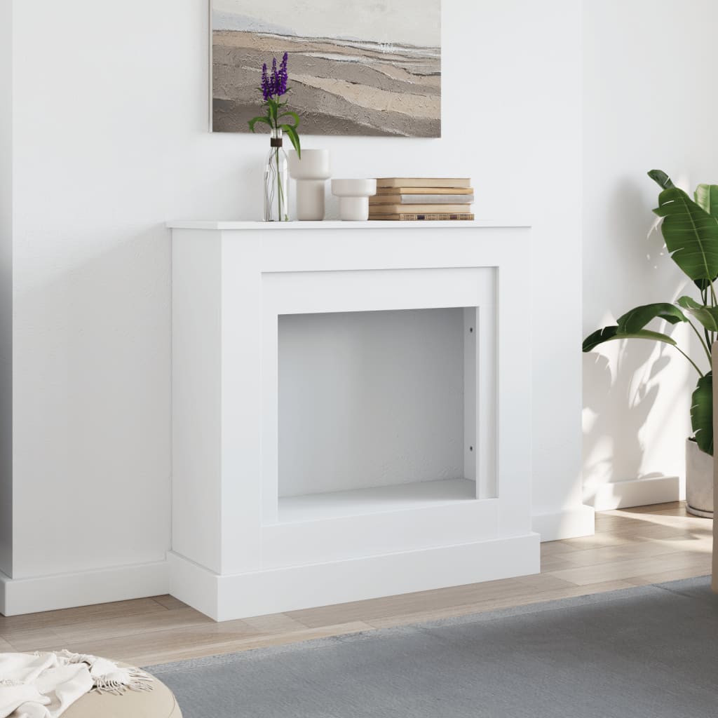 Vidaxl haardombouw 90x30x90 cm bewerkt hout wit