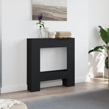 Vidaxl haardombouw 81x18x82 cm bewerkt hout zwart