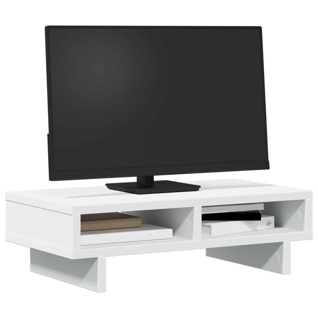 Vidaxl monitorstandaard 50x27x15 cm bewerkt hout wit