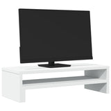 VidaXL Monitorstandaard 54x22x15 cm bewerkt hout wit