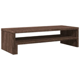 Vidaxl monitorstandaard 54x22x15 cm bewerkt hout bruin eikenkleurig