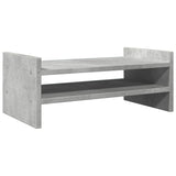 VidaXL Monitorstandaard 50x27x20 cm bewerkt hout betongrijs