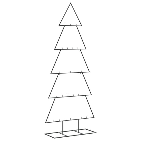 Vidaxl kerstdecoratie kerstboom 150 cm metaal zwart