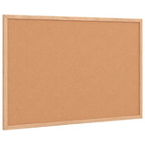 Vidaxl kurkbord met massief grenenhouten frame 60x40 cm