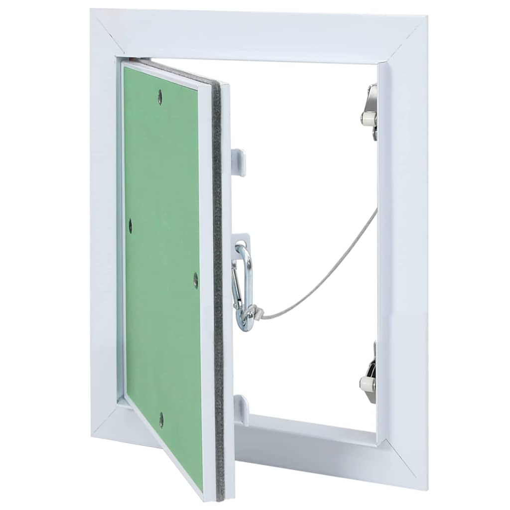 Vidaxl toegangs paneel groen en zilver 25 x 30 cm