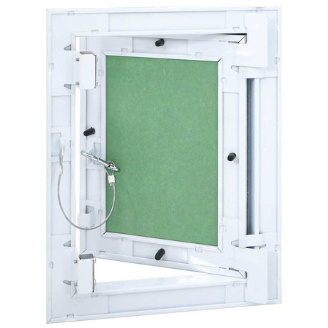 Vidaxl toegangs paneel groen en zilver 25 x 30 cm