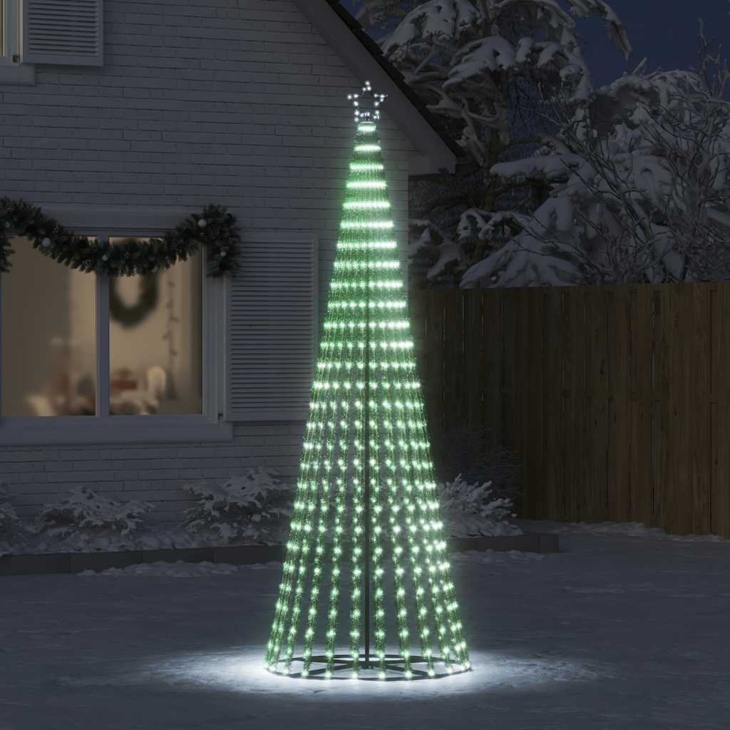 Vidaxl led-kerstboom 475 leds koud wit 247 cm