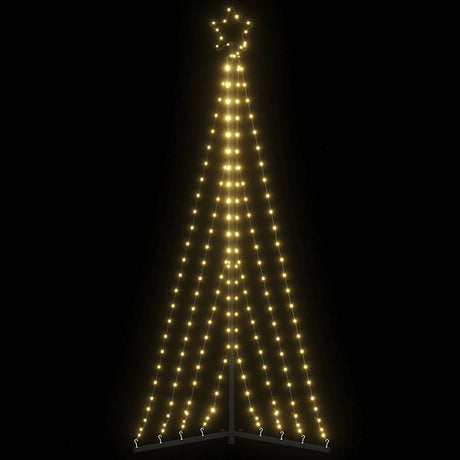 Vidaxl led-kerstboom 339 leds warm wit 187 cm