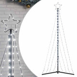 Vidaxl led-kerstboom 339 leds koud wit 187 cm