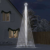 Vidaxl led-kerstboom 789 leds koud wit 476 cm