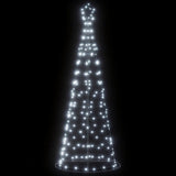 Vidaxl led-kerstboom 200 leds koud wit 180 cm