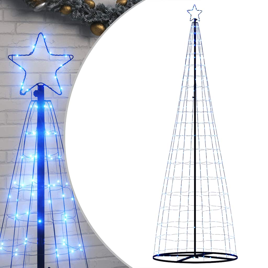 Vidaxl led-kerstboom 550 leds 304 cm blauw