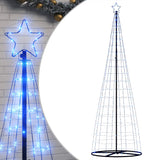 Vidaxl led-kerstboom 550 leds 304 cm blauw