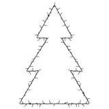 Vidaxl kerstverlichting kerstboom silhouet 115 leds warm wit