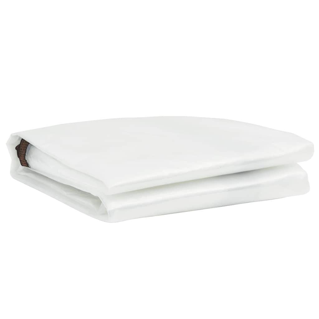 Vidaxl plantenafdekking met zeilringen 1x4 m polyethyleen