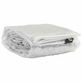 Vidaxl plantenafdekking met zeilringen 3x6 m pvc