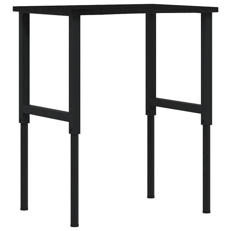 Vidaxl werkbank 80x60x(71,5-98) cm eikenhout donkerbruin