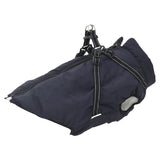 Vidaxl hondenjas met harnas waterdicht reflecterend marineblauw l52