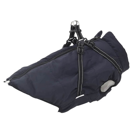 Vidaxl hondenjas met harnas waterdicht reflecterend marineblauw l68