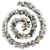 Vidaxl kerstslinger met led-lampjes groen 5 m pvc