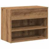 Vidaxl schoenenbankje 60x30x45 cm bewerkt hout artisanaal eikenkleur