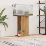 Vidaxl aquariumstandaard 36x60,5x72,5 cm bewerkt hout artisanaal eiken