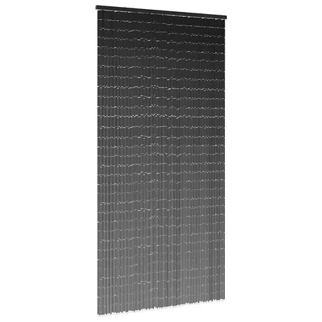 Vidaxl insectengordijn 100x200 cm bamboe donkergrijs