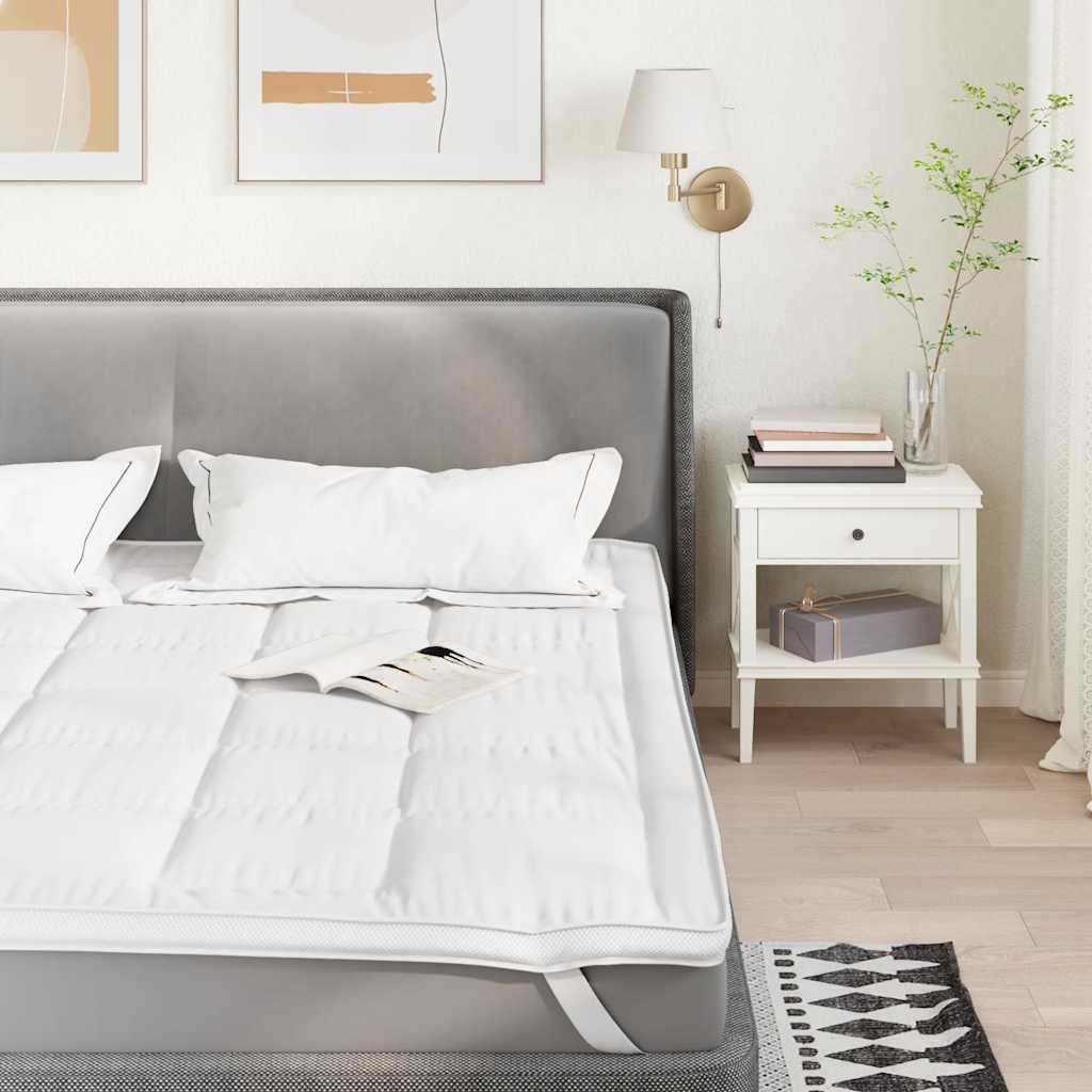 Vidaxl matrasbeschermer 90x190 cm wit