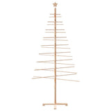 Vidaxl kerstdecoratie kerstboom 210 cm massief grenenhout