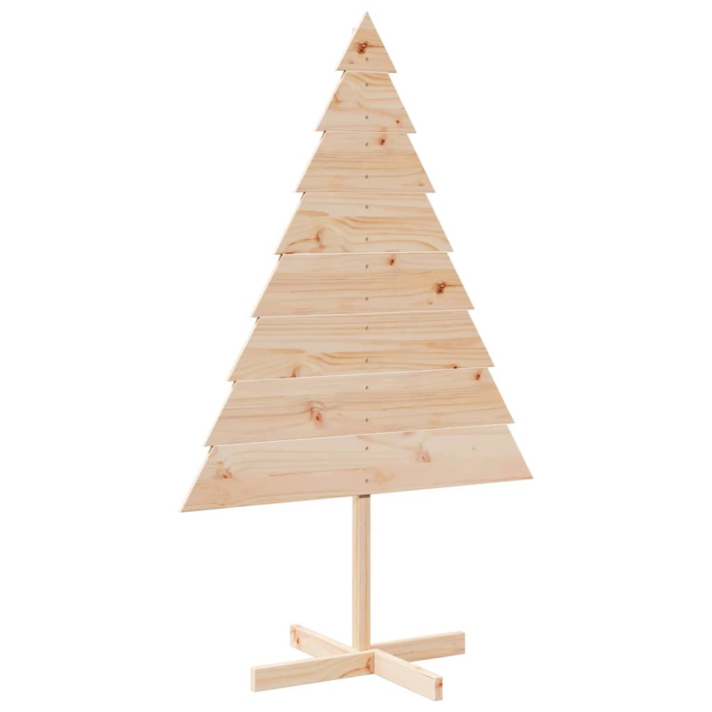 Vidaxl kerstdecoratie kerstboom 150 cm massief hout