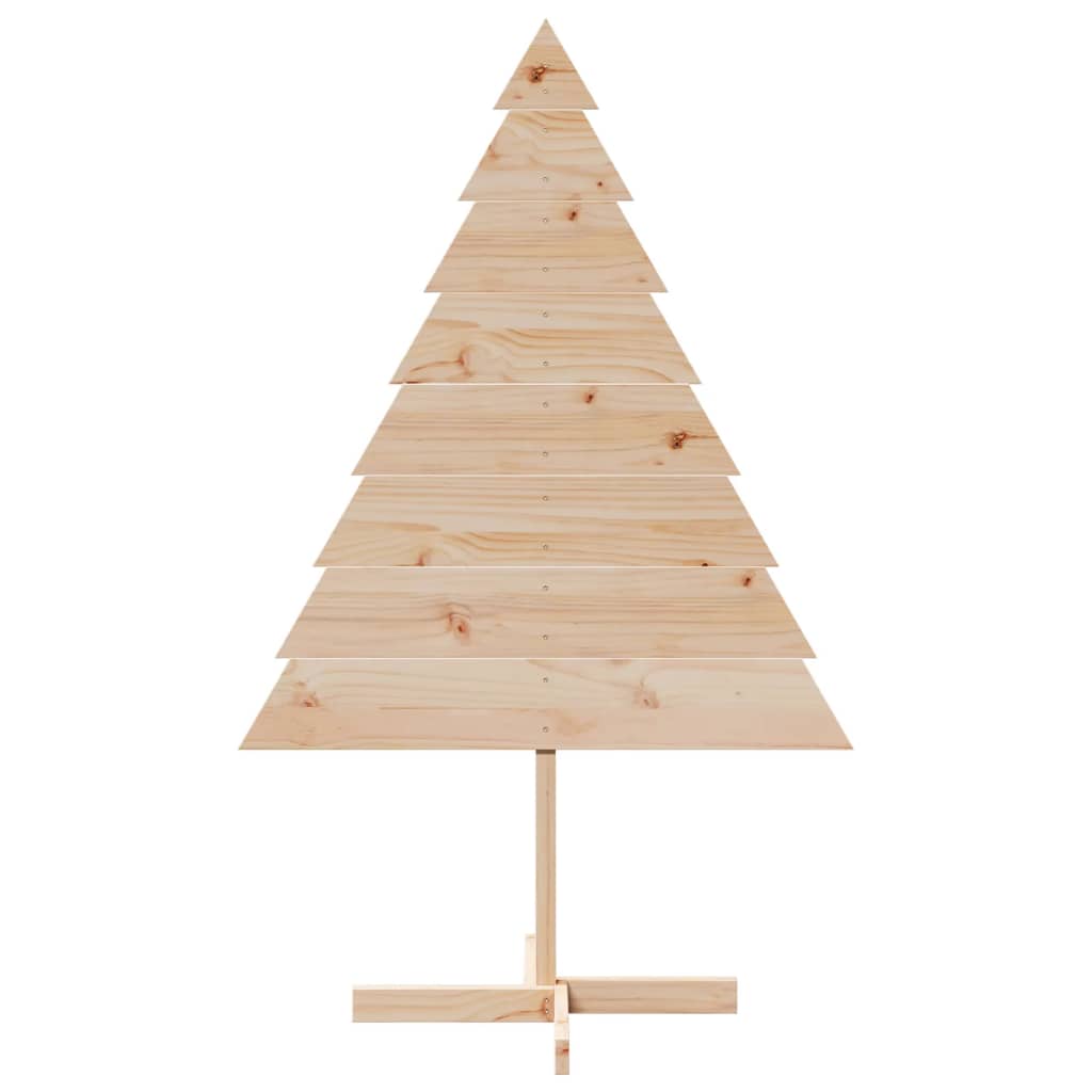 Vidaxl kerstdecoratie kerstboom 150 cm massief hout