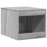 Vidaxl kattenbakkast 47x59x42 cm bewerkt hout grijs sonoma eikenkleur