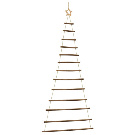 Vidaxl hangende kerstboom met topster 86x180 cm natuurlijke tak