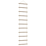 Vidaxl wanddecoratie laddervormig 50x200 cm naturel tak