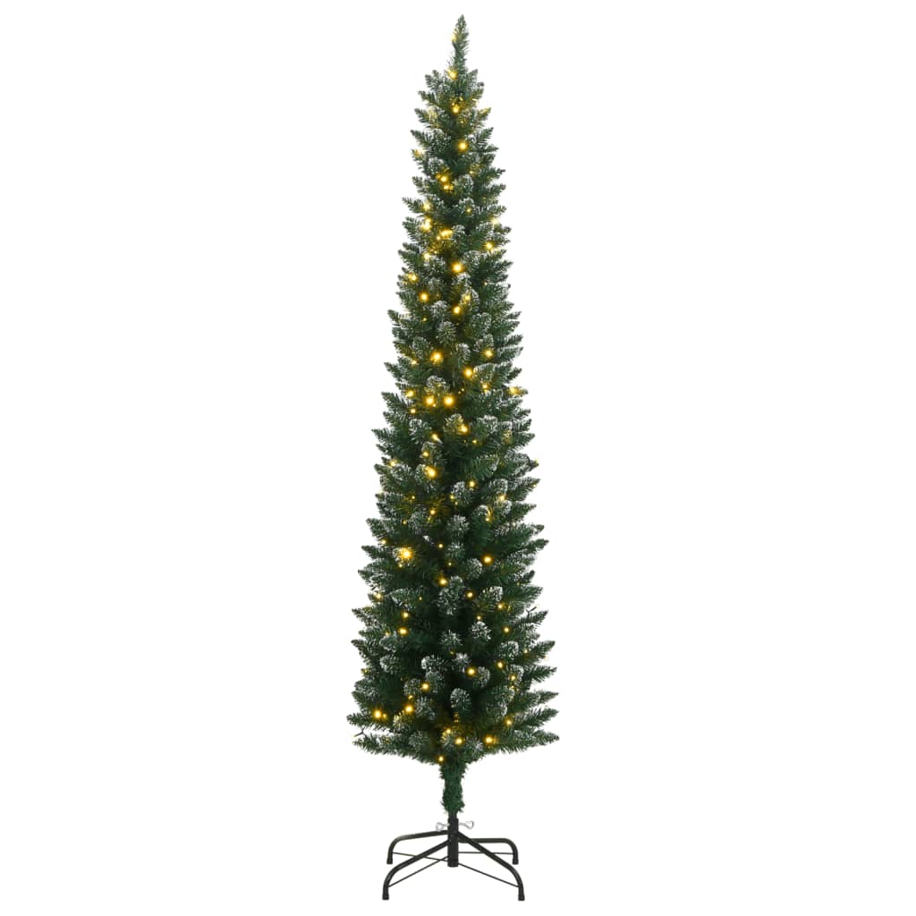 VidaXL Kunstkerstboom smal met 300 LED's 180 cm