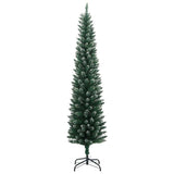Vidaxl kunstkerstboom smal met 300 led's 210 cm